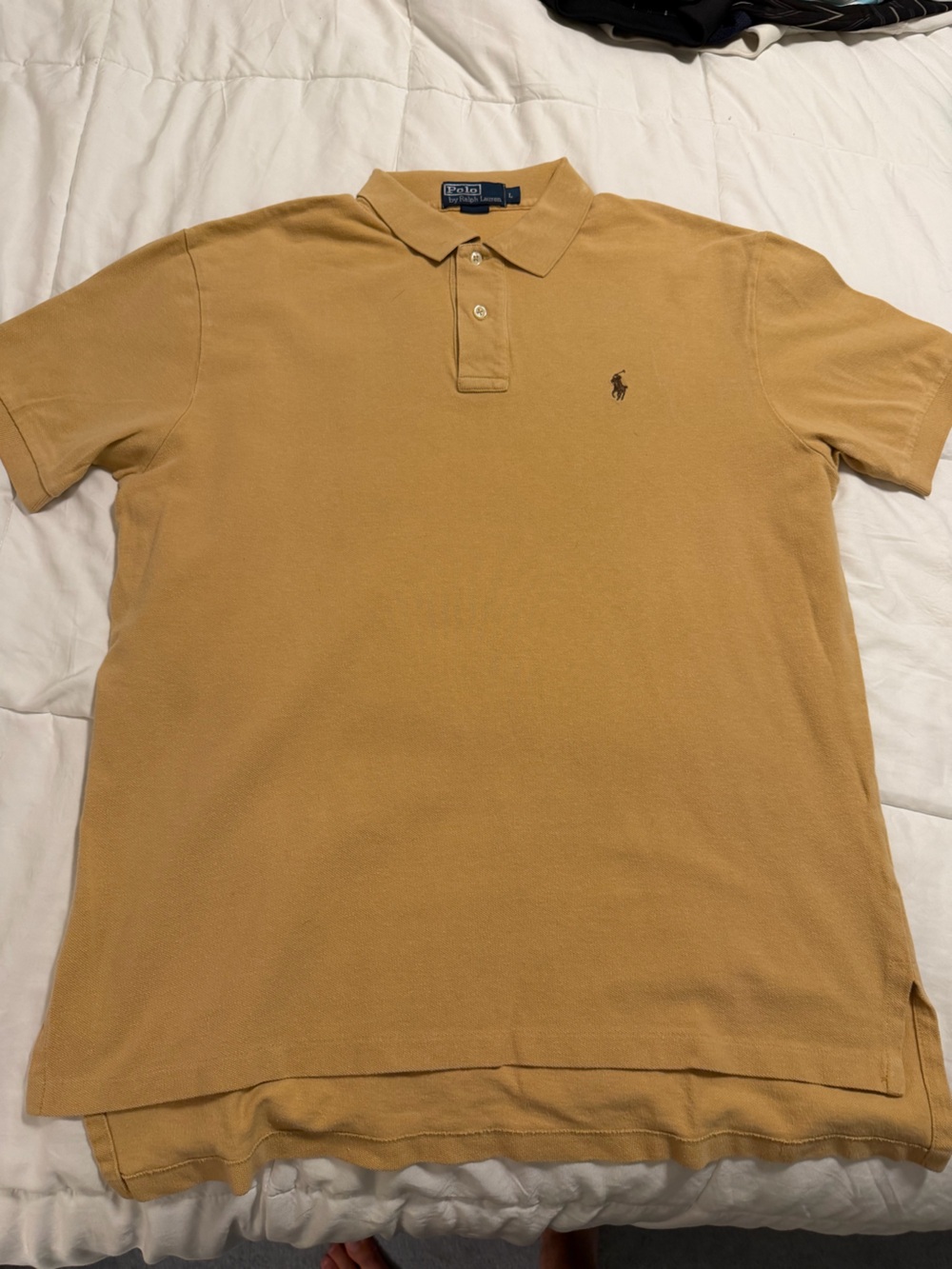 Ralph Lauren Men’s Polo Shirt in Camel Brown